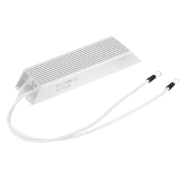 Imagem de YOKIVE Resistor de frenagem de 4 Ohm 100W, carcaça de alumínio, resistor de frenagem enrolado, inversor servo resistor com terminal de solda e terminais, ótimo para servo motor de áudio