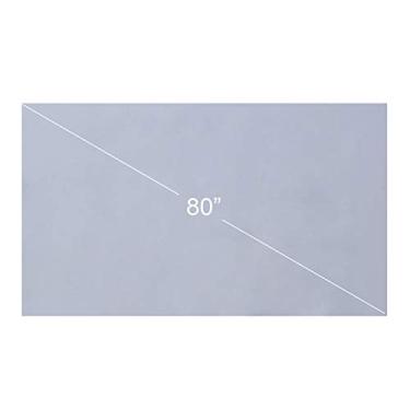 Imagem de Tela de Projetor Portátil 80 Polegadas HD 16 9 Sem Moldura Plegável para Parede Projeção Vídeo Home Theater Escritório F