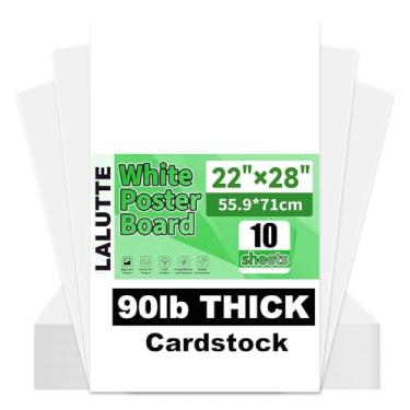 Imagem de Quadro de pôster branco de 56 x 71 cm, adequado para artesanato escolar, desenho (branco, 56 x 71 cm - 10 peças)