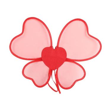 Imagem de KiBcsLic Acessórios de fantasia de asas de borboleta para o Dia dos Namorados, para brincadeiras de faz de conta e outras ocasiões, Rede de Malha