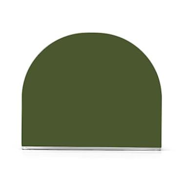 Imagem de Porta-guardanapos de acrílico verde militar, suporte de toalha de papel em forma de U, suporte de toalha de papel de balcão, dispensador de guardanapos