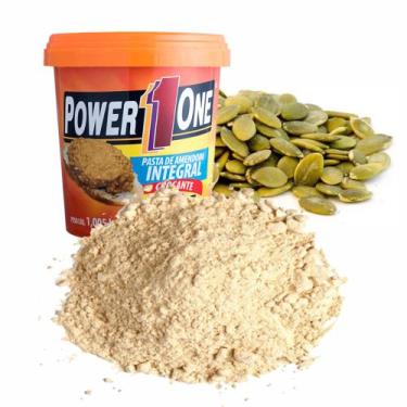 Imagem de COMBO FIT II - Pasta Power One Crocante + Semente de Abóbora 300g + Pr