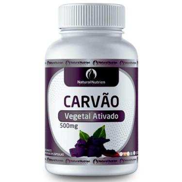 Imagem de Carvão Vegetal 100 Cápsulas 500mg - Natural Nutrien