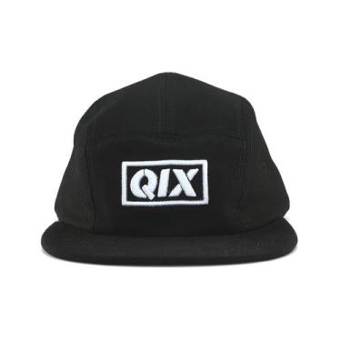 Imagem de Boné QIX Five Panel Cor:PretoTamanho:ÚnicoGênero:Unissex, Preto, Único