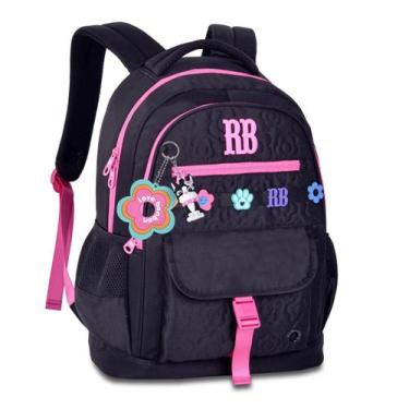 Imagem de Mochila de costas escolar flower power rebecca bonbon clio - Clio Styl