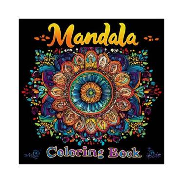 Imagem de Livro De Colorir Mandala Para Adultos, Alívio Do Estresse, Prática Cri