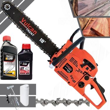 Imagem de Motoserra Gasolina Vulcan Vsl550 3hp P/ Poda, Corte De Lenha