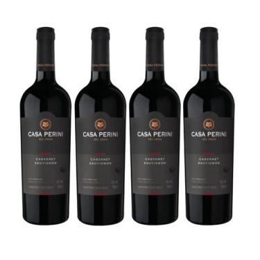 Imagem de Vinho Tinto Casa Perini Cabernet Sauvignon 750ml Kit 4un