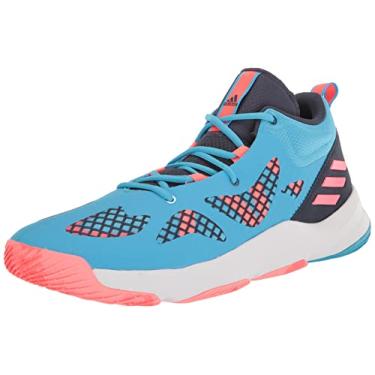 Imagem de adidas Tênis de basquete unissex adulto Pro N3xt 2021, Sky Rush/Shadow Navy/Turbo, 13