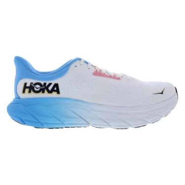 Imagem de HOKA ONE ONE Tênis feminino Arahi 7, Blanc De Blanc/Dia de Natação, 35