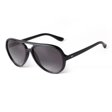 Imagem de Óculos de Sol Oversized com Lentes Degradê Marrons, Estilo Vintage, para Mulheres e Homens, com Proteção UV(2)