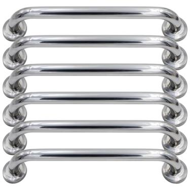 Imagem de Barra de Apoio para Parede em Aço Inox 24mm de Diâmetro Segurança e Acessibilidade (6, 40cm)