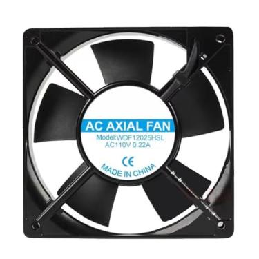 Imagem de Ventoinha de refrigeração para ANNEWELL WDF12025HSL AC110V 0.22A, com rolamentos lubrificados a óleo, nova.