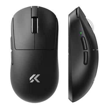 Imagem de MCHOSE Mouse para jogos sem fio A7 V2 Pro Esports 59g, PAW3395, 26K DPI, TOPSPEED Wired 8K/Wireless 1K Polling, bateria de 130 horas PC/Mac preto