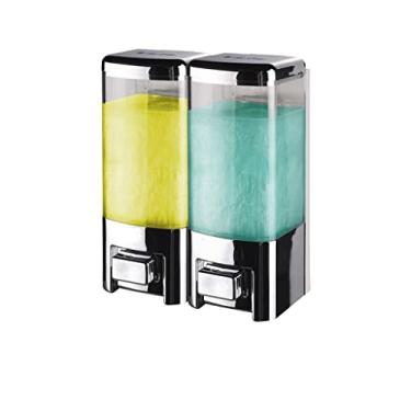 Imagem de Dispensador de sabão líquido para cozinha, banheiro, bancada, saboneteira, loção corporal, dispensador de sabão de parede (470 ml) bomba dispensadora de sabão de banheiro (C)