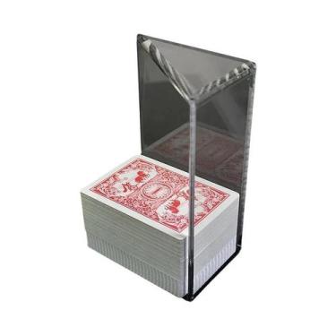 Imagem de Caixa De Armazenamento De Fichas De Poker Profissional Em Acrílico Par