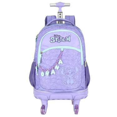 Imagem de MOCHILA STITCH LUXCEL COM RODAS INFANTIL FEMININA MC50072SC-Feminino