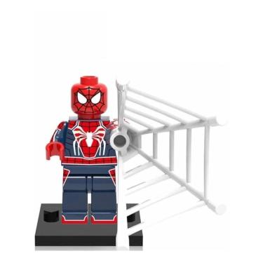 Imagem de Boneco Blocos De Montar Homem Aranha Spiderman Ps4 Teia