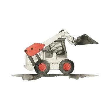 Imagem de Decoração Para Quarto Infantil, Pôster De Carro De Brinquedo Em Aquare