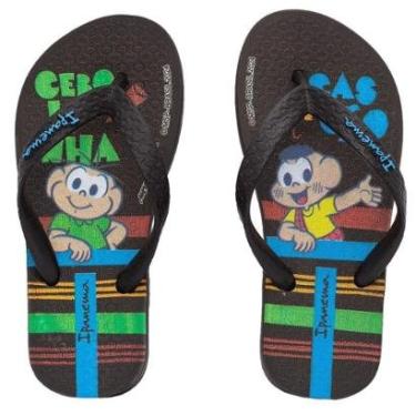 Imagem de Chinelo Infantil Menino Ipanema Turma da Monica 26790 Preto-Masculino