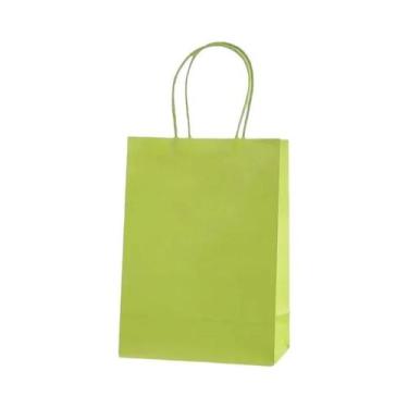Imagem de Sacolas De Presente De Papel Kraft Coloridas 10PCS Sacolas De Compras 
