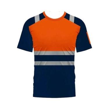 Imagem de Camiseta De Trabalho Refletiva De Alta Visibilidade, Tamanho Grande, S