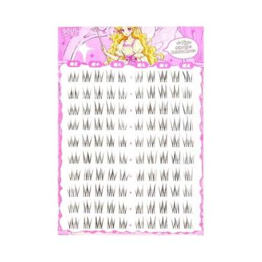 Imagem de Cílios Postiços Individuais Curtos, Sem Cola Necessária, Cachos De Cíl