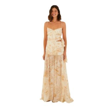 Imagem de Vestido Longo Farm Rio Jardim Místico-Feminino