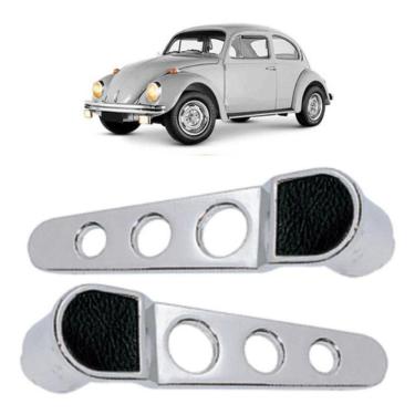 Imagem de 2 Gatilho Maçaneta Interna Cromada Esporte Fusca 1959 A 1986 - Un / 2 [f103]