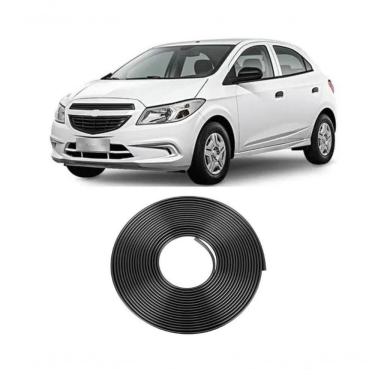 Imagem de Borracha Protetora Borda Porta Preta Onix 4 Portas 10m 7x14 [f103]