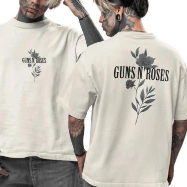 Imagem de Camisa Camiseta Unissex Guns N Roses Hard Rock Banda Música Algodão Co