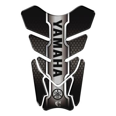 Imagem de Adesivo Resinado Protetor De Tanque Moto Yamaha Preto Cor Preto