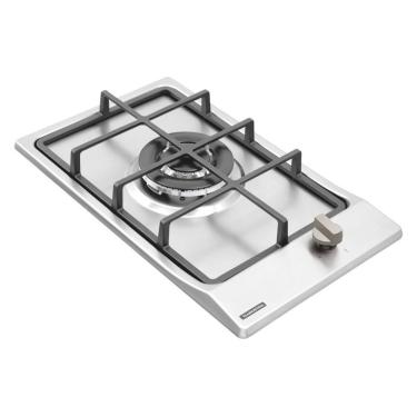Imagem de Cooktop A Gás Em Aço Inox Com Acendimento Automático Dominó 1 Queimador Bivolt