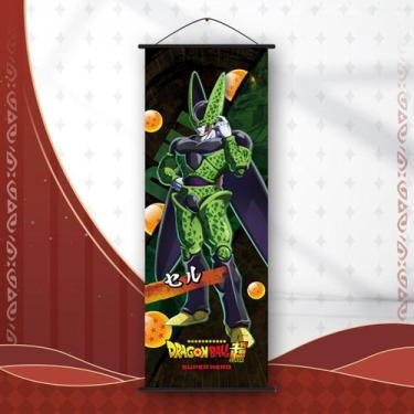 Imagem de Pôsteres de pintura de parede em tela Cells Anime 25x75cm - yiweisai