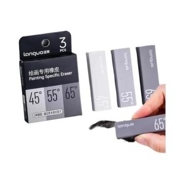 Imagem de Borracha De Lápis Macia E Sem Pó Com 3 Durezas Para Esboços, Pinturas,