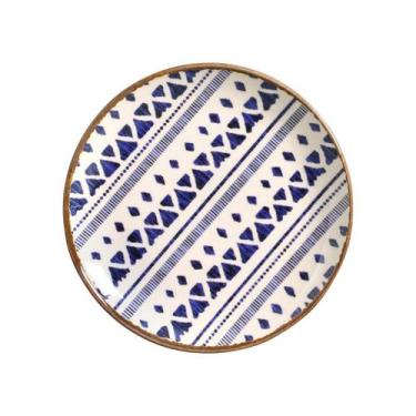 Imagem de Prato Sobremesa Porto Brasil Avulso Platinum Agra Greek Coup 1 Peça -,