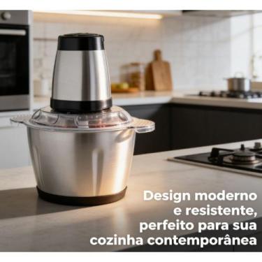 Imagem de Picador elétrico de alimentos 2L para carne e vegetais, Bivolt - none