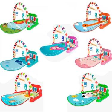 Imagem de Tapete De Atividades C/ Piano Musical KTM-069 Castela Brasil, Azul, Ma