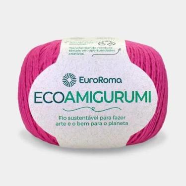 Imagem de Fio Ecoamigurumi 254 Metros 8/7 160g Cor 550 Pink EuroRoma