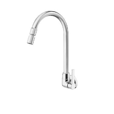 Imagem de Torneira de Cozinha Parede Bica Alta Gali Cromado - 90008014006 - DOCOL