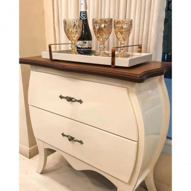 Imagem de Cômoda Para Quarto De Casal Tampo Laminado Bombê Montanhês
