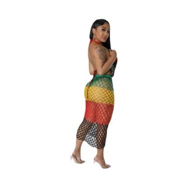 Imagem de Vestido De Praia Com Franjas E Tassel off Shoulder Para Mulheres Em Co