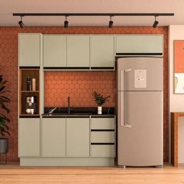 Imagem de Cozinha Modulada 4 Pecas sem Pia e Rodape Koya Politorno