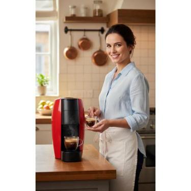 Imagem de Cafeteira Espresso Vermelha Automática - Cremosa e Rápida - Congratula