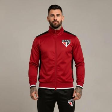 Imagem de Agasalho Conjunto São Paulo Spfc Oficial Masculino Escudo Bordado-Masculino