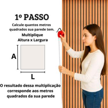 Imagem de Papel de Parede Adesivo Autocolante Decorativo Madeira Ripado Texturiz