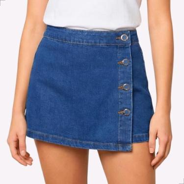 Imagem de Short Jeans Feminino Super Confortável Social Bermudinha Cores Tendênc