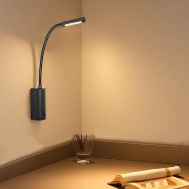 Imagem de Arandela Leitura Foco Direcionável Led Interruptor 3W Bet67 - Acende a