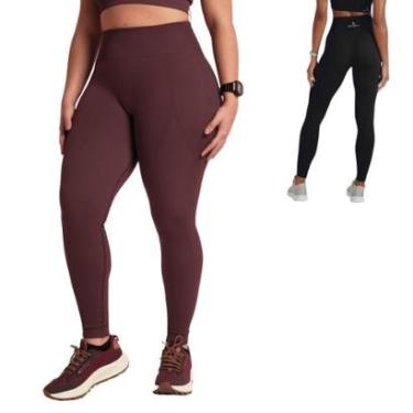 Imagem de Calça Legging Lupo Sport Basic Feminina Original Academia Treino Sem Costura-Feminino