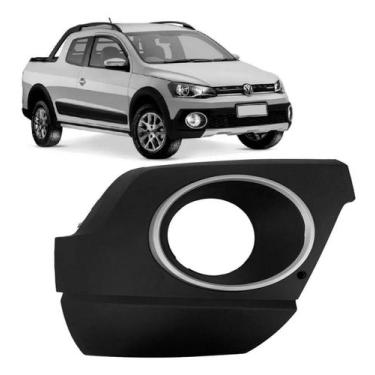 Imagem de Moldura milha saveiro cross g6 prata ld - Volkswagen